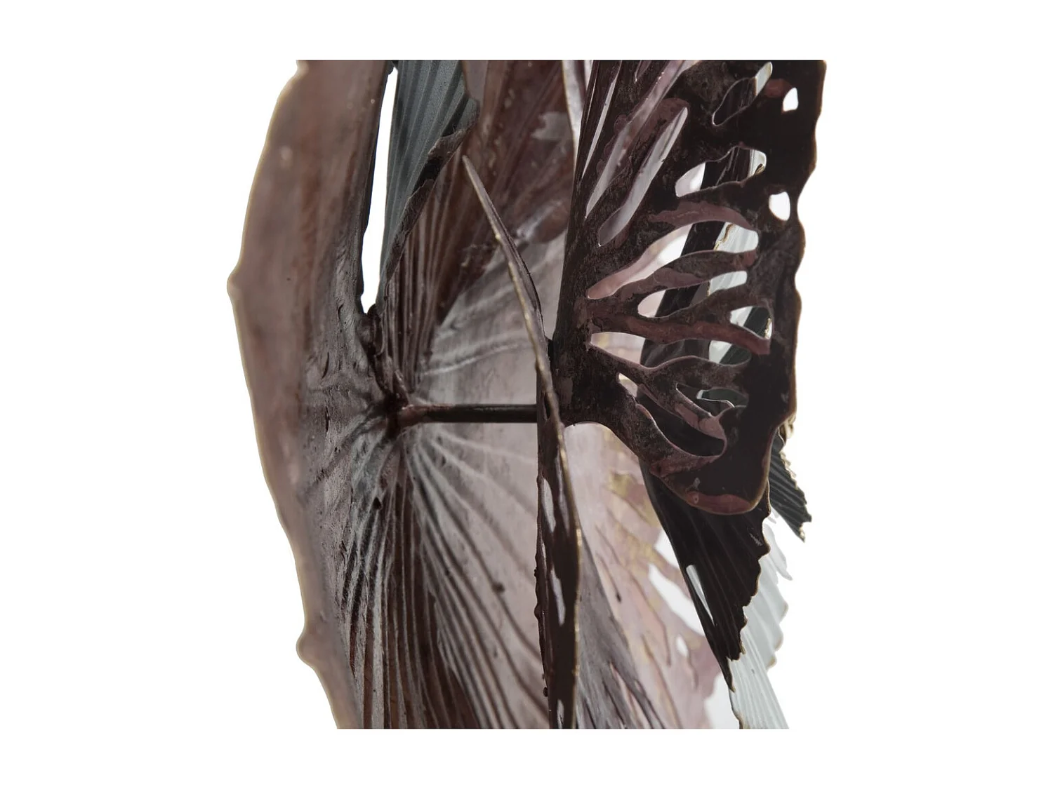 Décoration 3D en Métal Fleur, Multicouleur, 73,5x11x72 cm, Seven Design