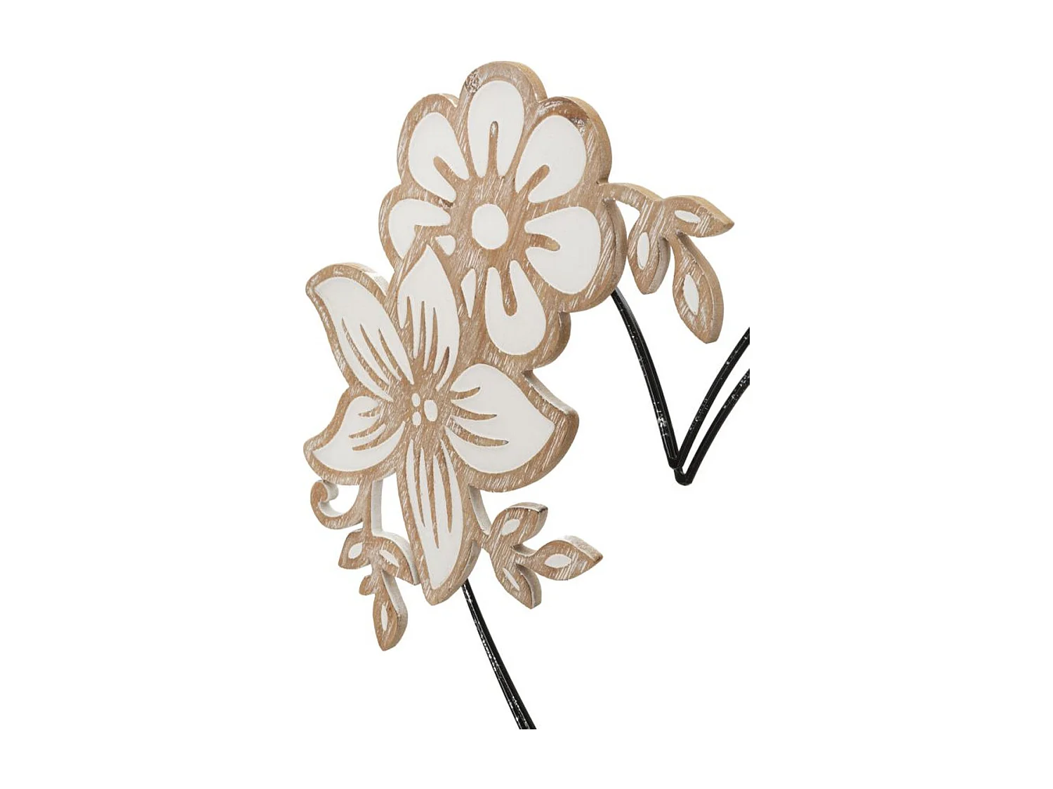 Décoration 3D en Métal Cœur 1, Marron, 50x2x45 cm, Seven Design