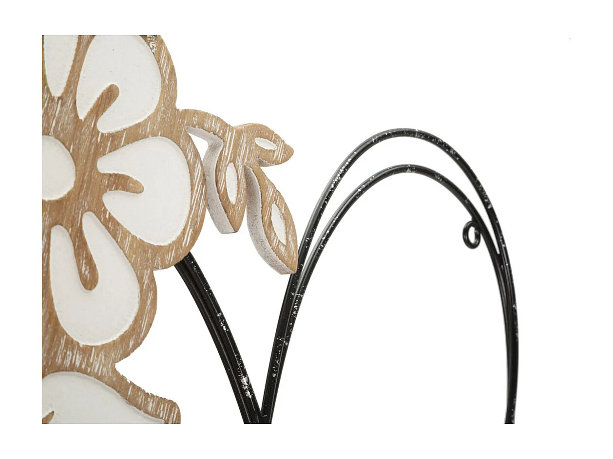 Décoration 3D en Métal Cœur 1, Marron, 50x2x45 cm, Seven Design