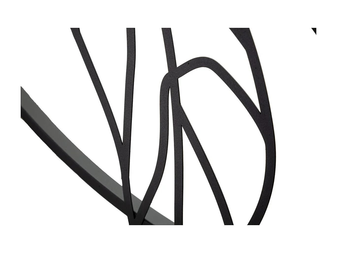 Décoration 3D en Métal MF34, Noir, 63x2x69 cm, Seven Design