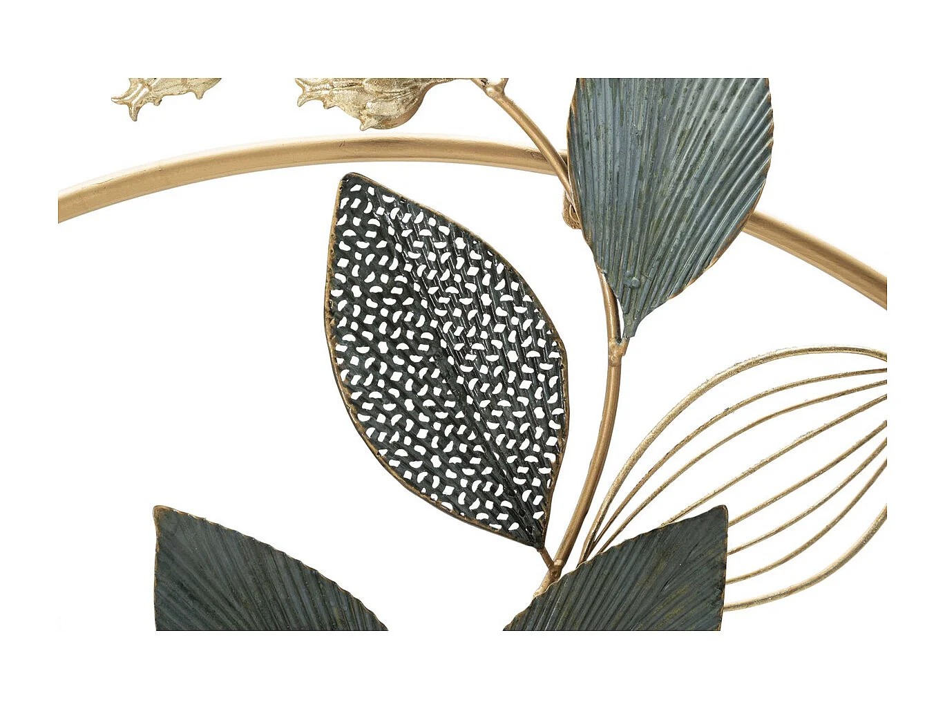 Décoration 3D en Métal Feuille 15, Multicouleur, 67x8x74 cm, Seven Design