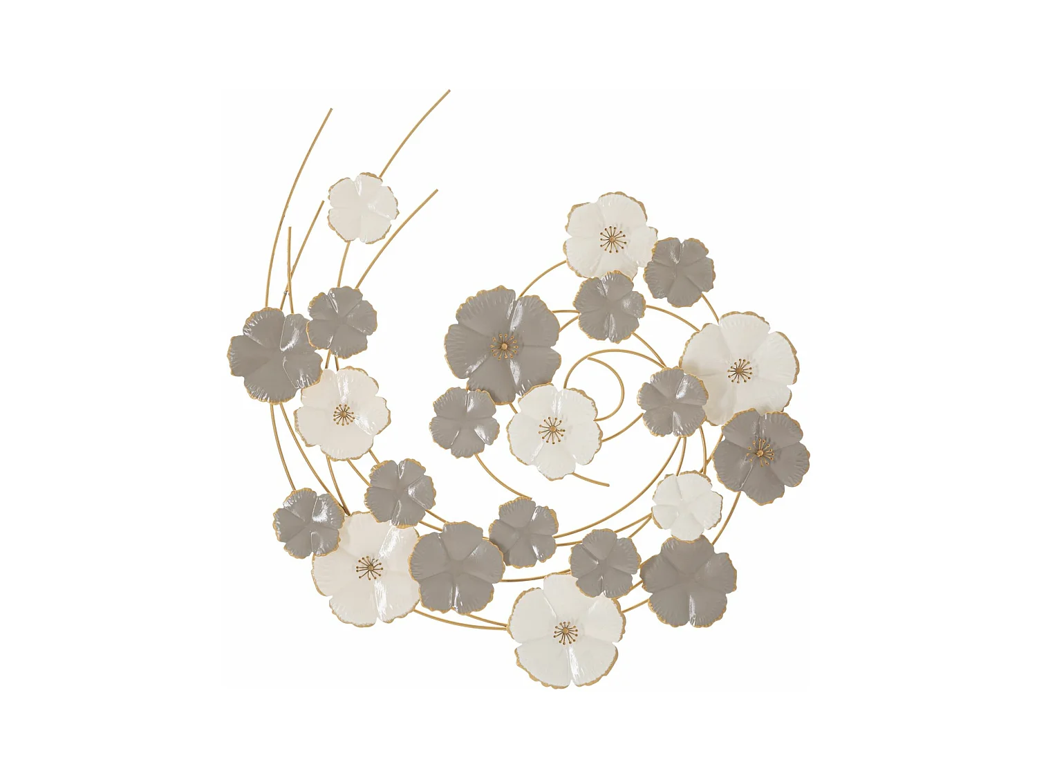 Décoration 3D en Métal Roues 10, Multicouleur, 63,5x5x67,9 cm, Epikasa