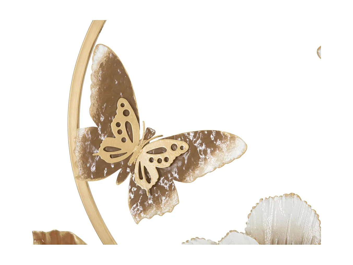 Décoration 3D en Métal Papillon 9, Multicouleur, 58,4x5,1x63,5 cm, Seven Design