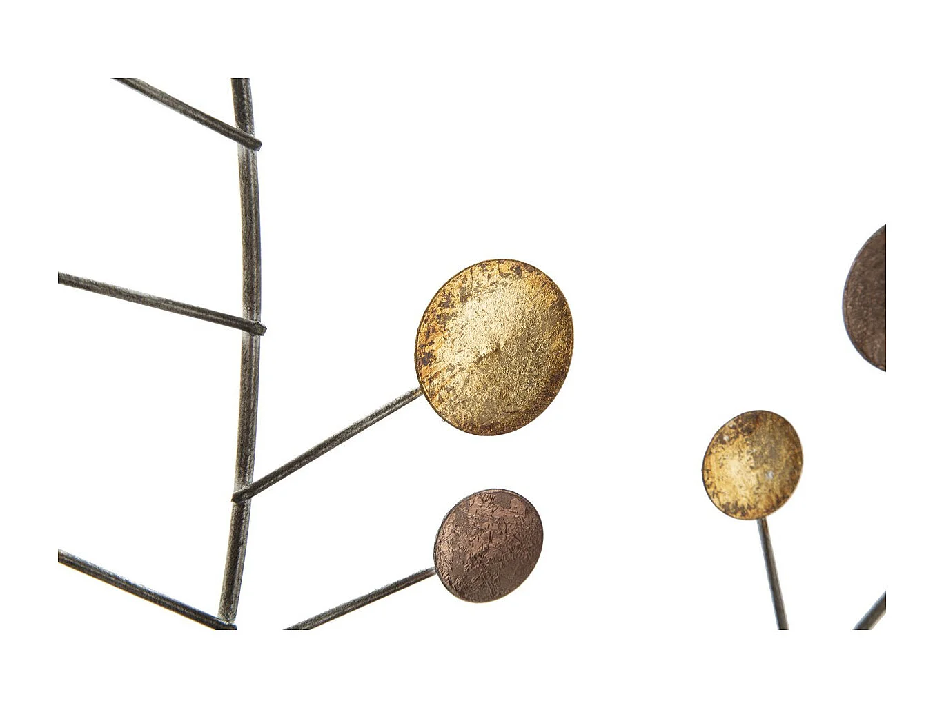 Metalowa Dekoracja 3D Drzewo 8, Wielokolorowy, 80x2x80 cm, Seven Design