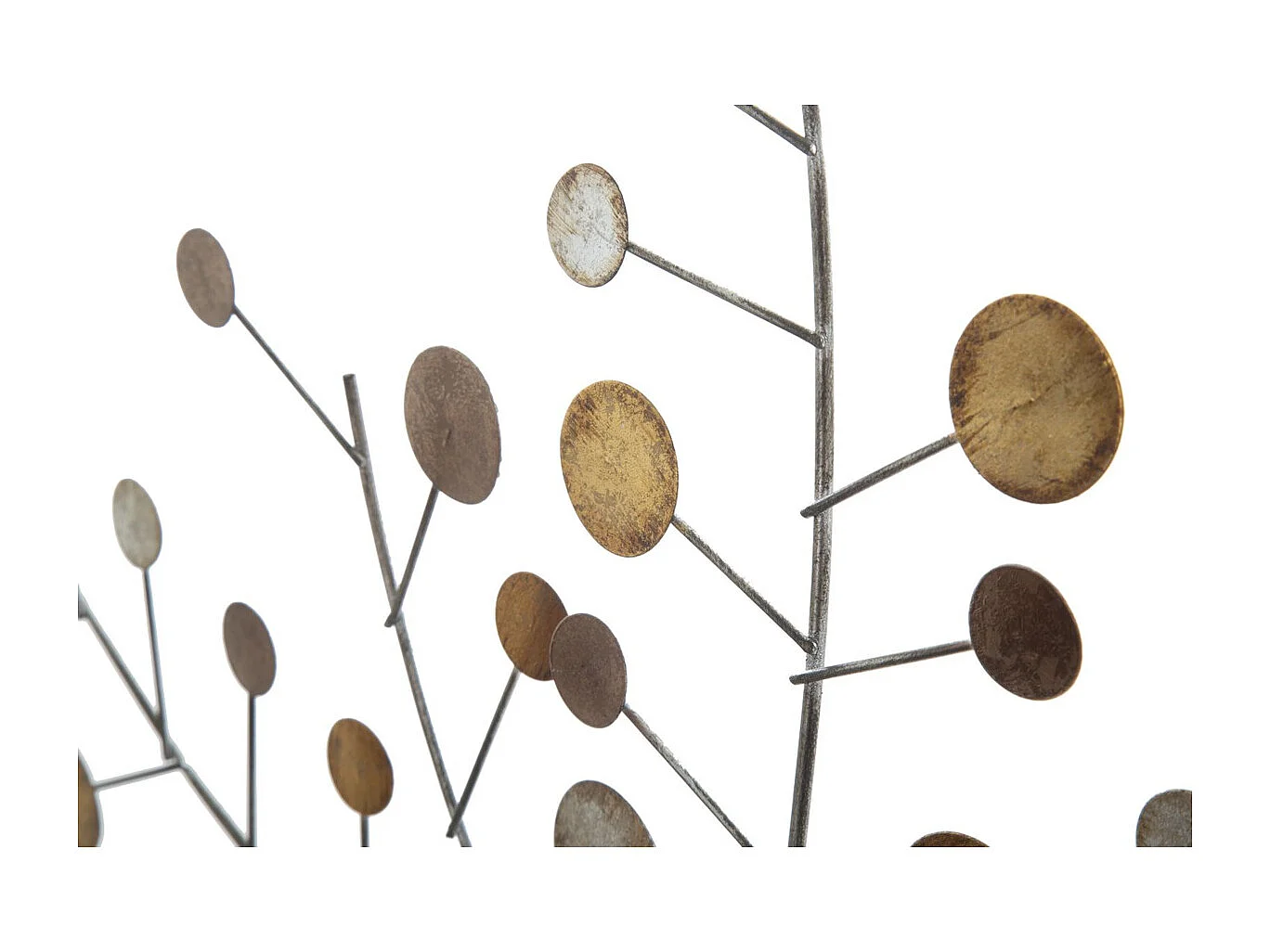 Décoration 3D en Métal Arbre 8, Multicouleur, 80x2x80 cm, Seven Design