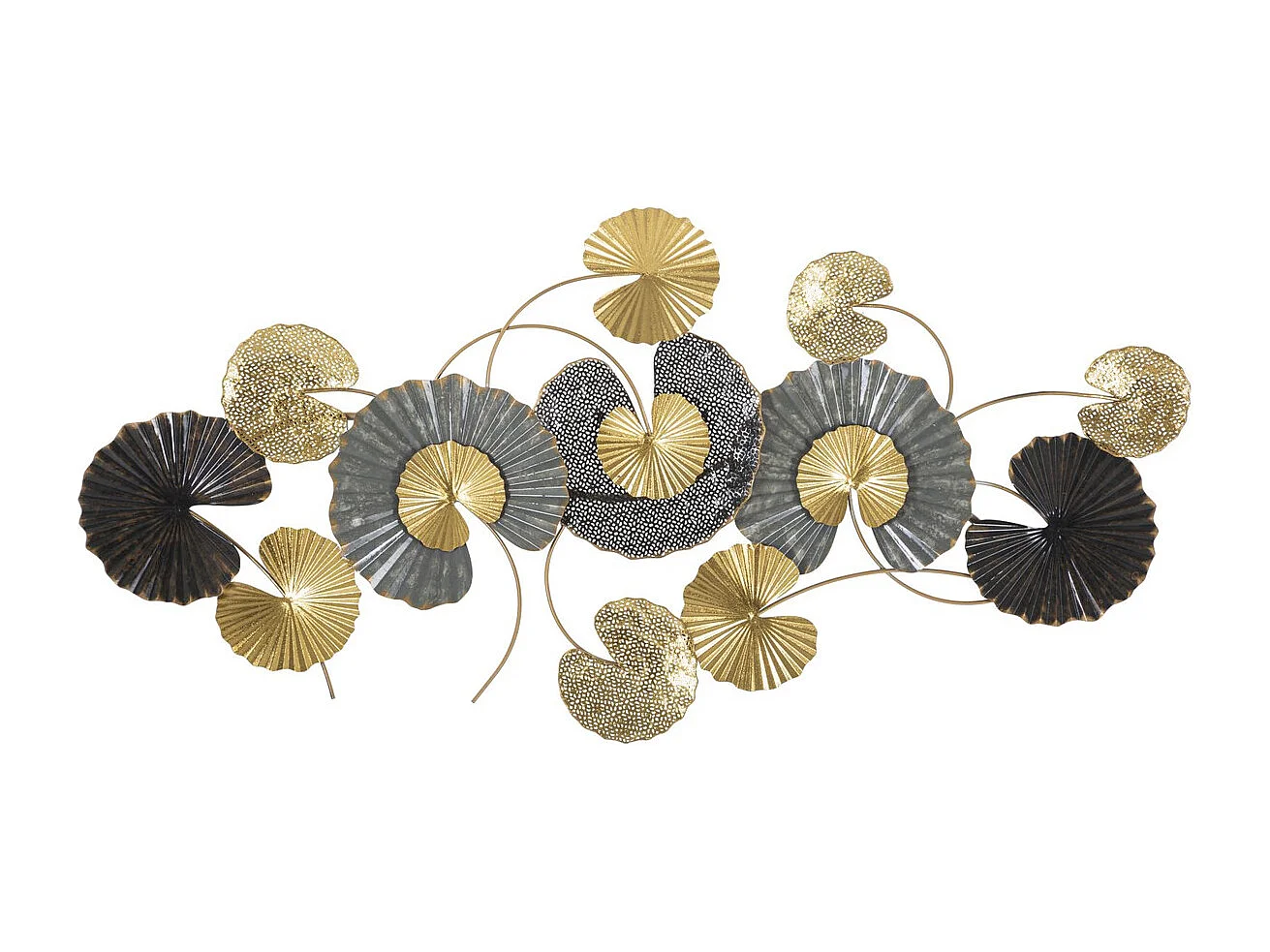 Metalowa Dekoracja 3D Felgi 7, Wielokolorowy, 130,5x5x66 cm, Seven Design