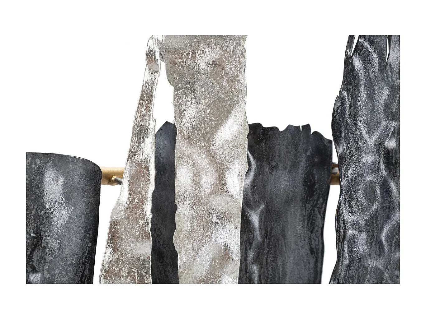 Décoration 3D en Métal Géométrique 1, Multicouleur, 122,6x6,4x62,9 cm, Seven Design