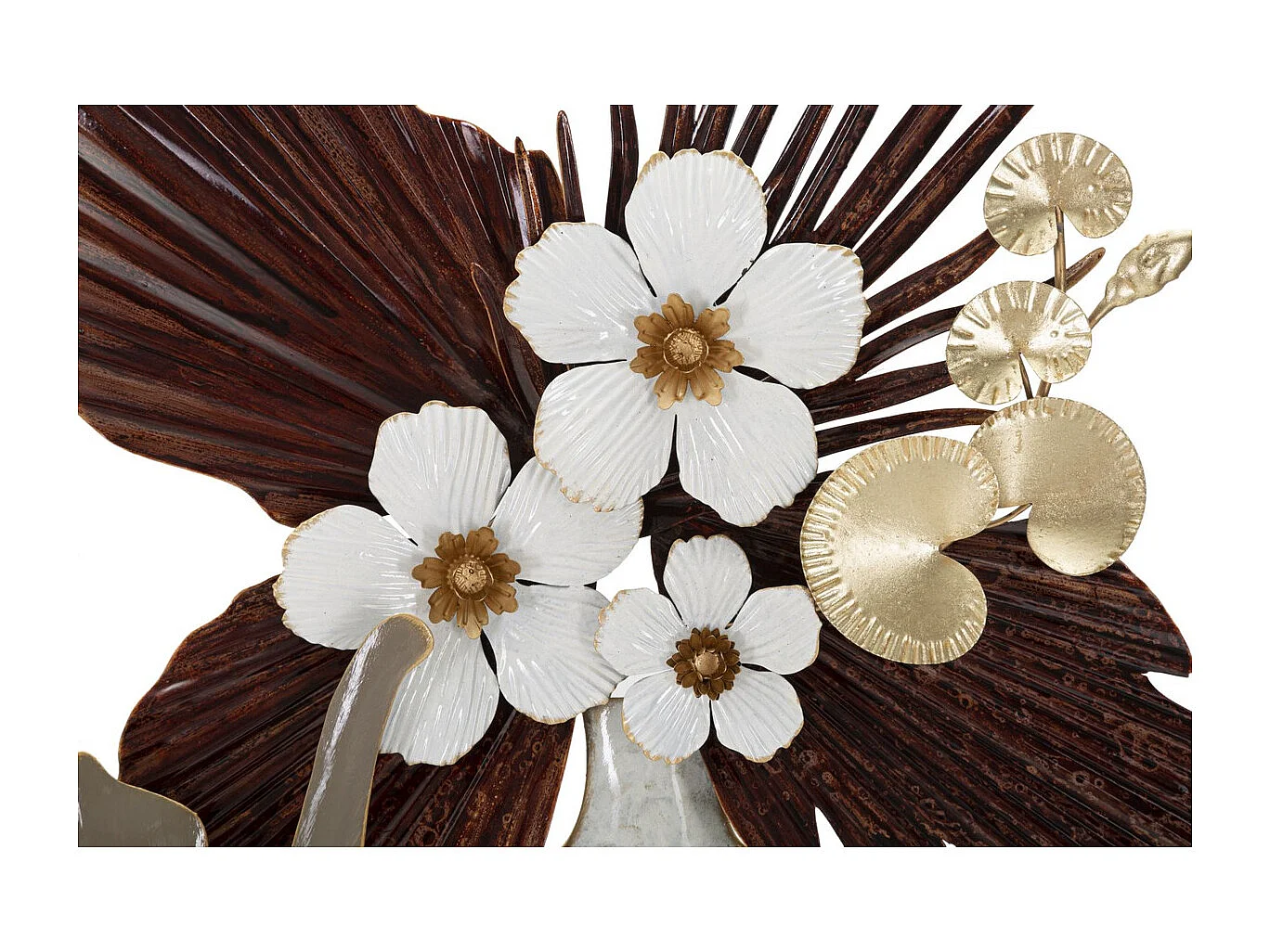 Metalowa Dekoracja 3D Koty 3, Wielokolorowy, 54,6x8,9x59,7 cm, Seven Design