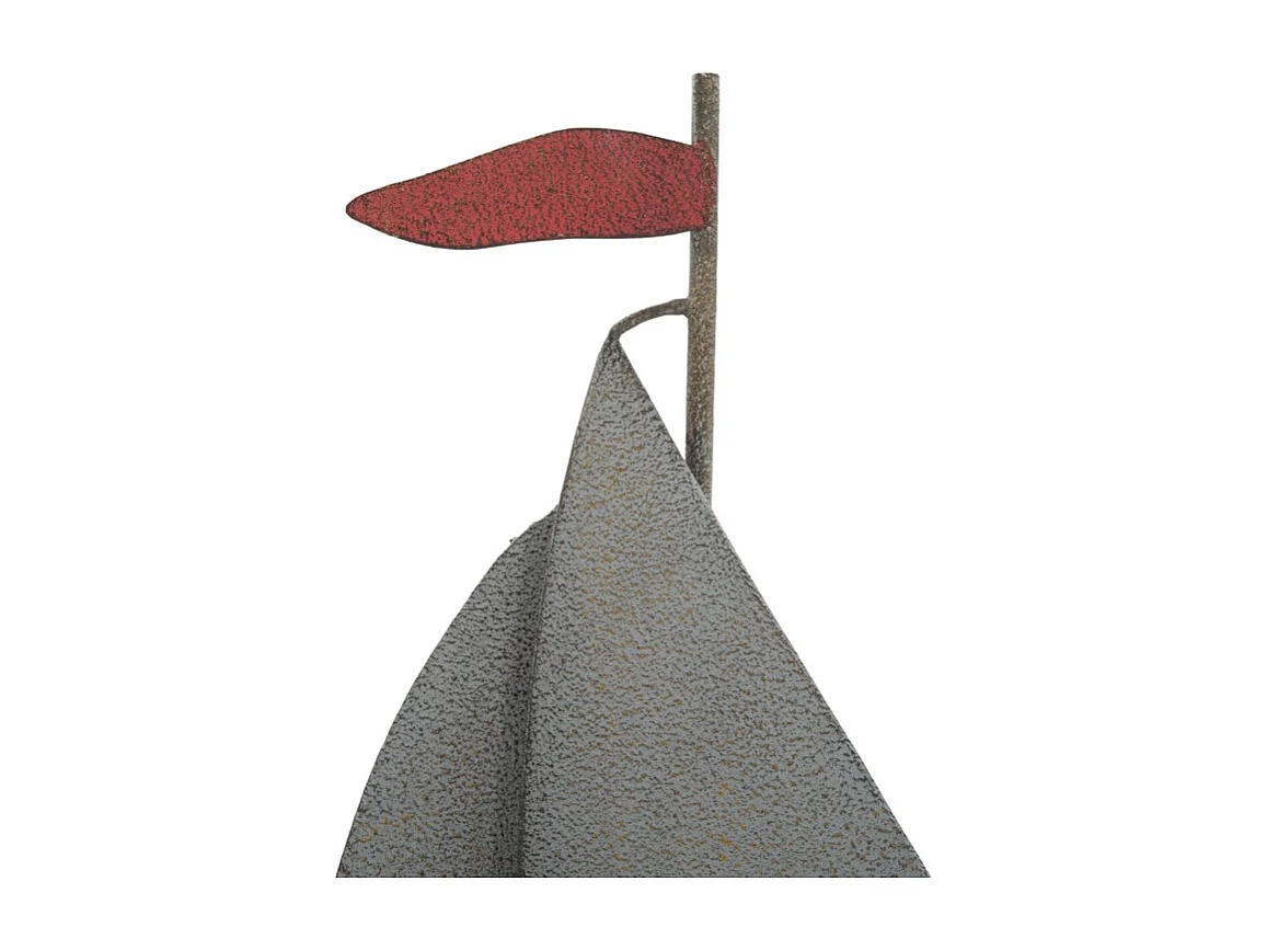 Décoration 3D en Métal Bateaux 1, Multicouleur, 114,5x3,5x62,5 cm, Seven Design