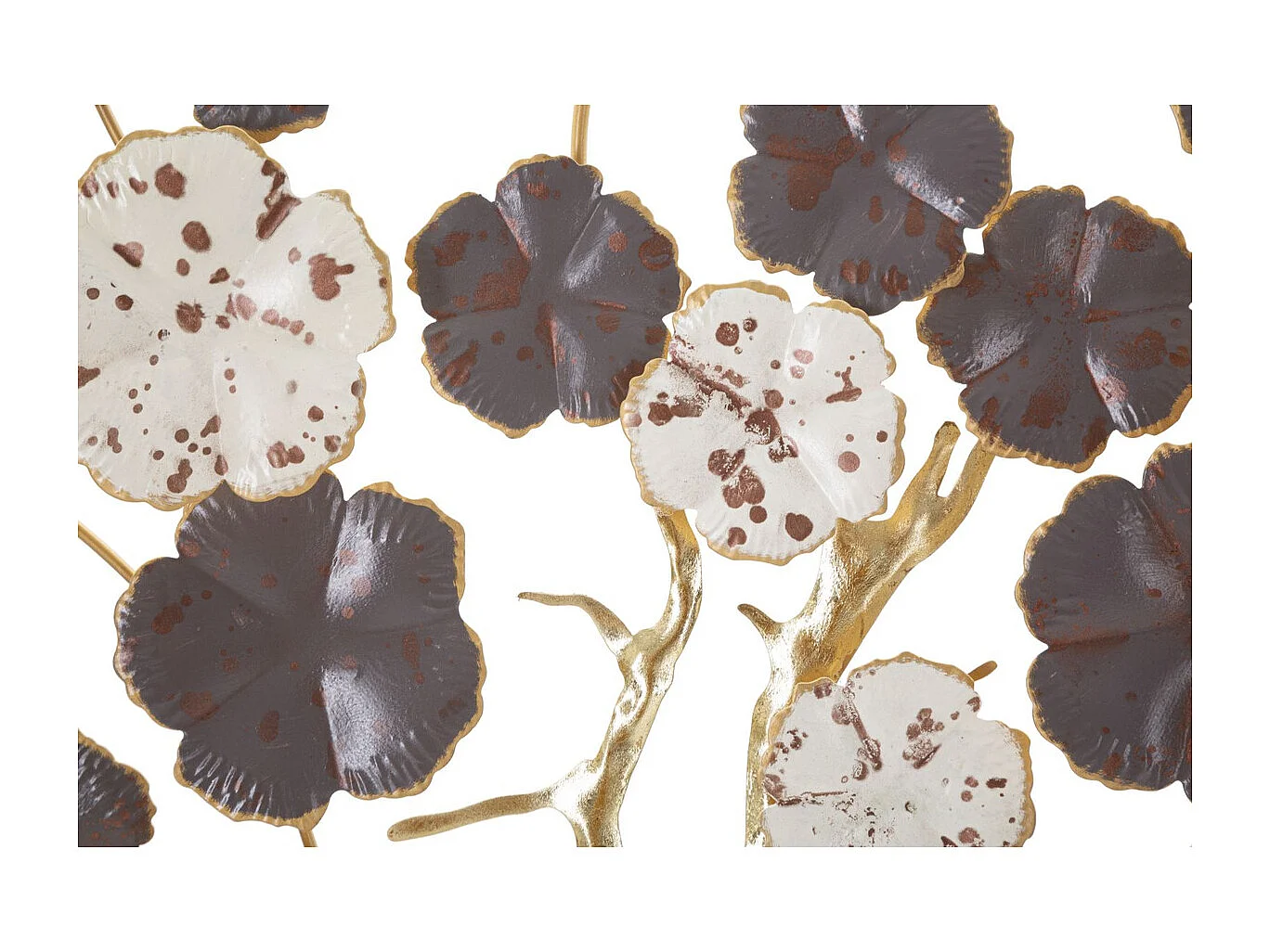 Décoration 3D en Métal Arbre 6, Multicouleur, 73,7x5x80 cm, Seven Design