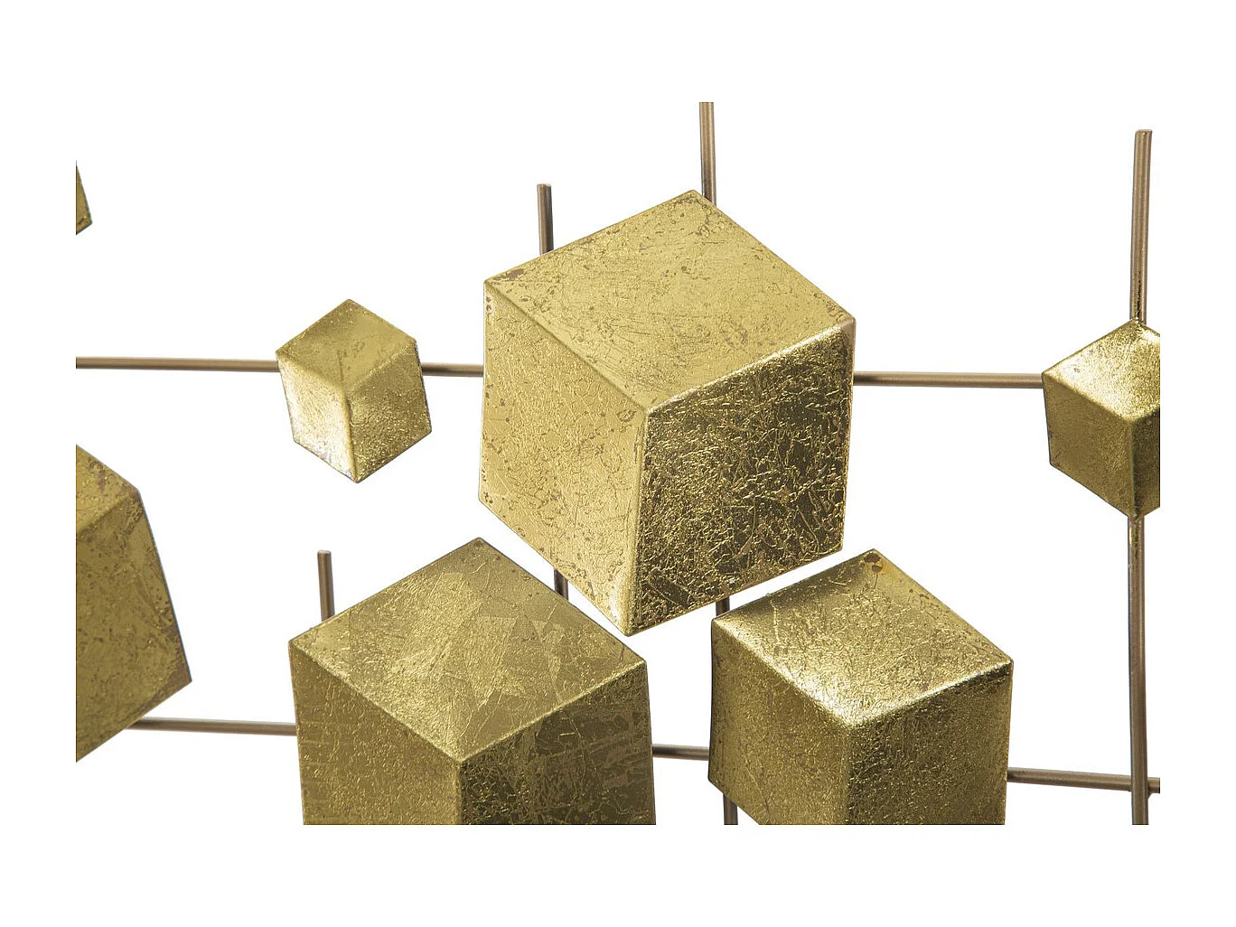 3D Metalen Decoratie Wielen 11, Veelkleurig, 90,5x3,5x50 cm, Seven Design