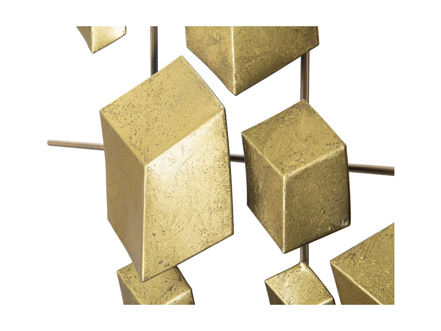 3D Metalen Decoratie Wielen 11, Veelkleurig, 90,5x3,5x50 cm, Seven Design