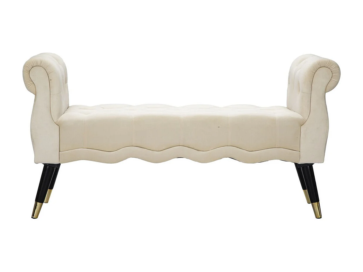 Banc MF297, Beige, 120x40x60 cm, Seven Design