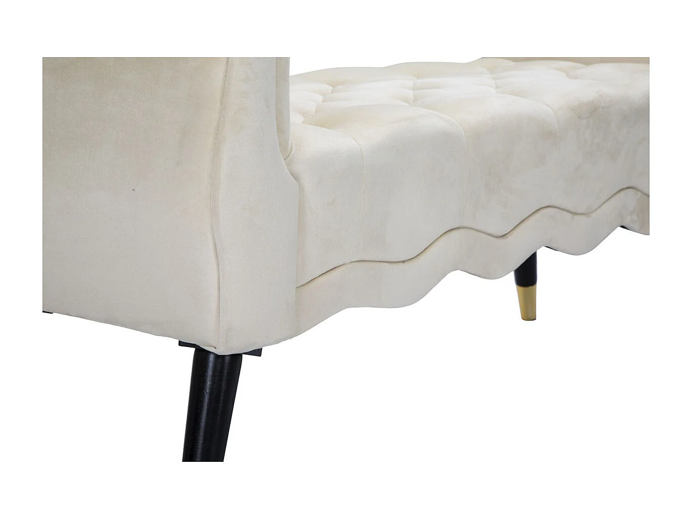 Banc MF297, Beige, 120x40x60 cm, Seven Design