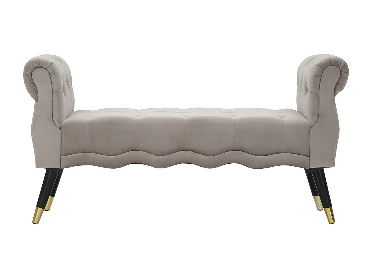 Banc MF299, Gris, 120x40x60 cm, Seven Design