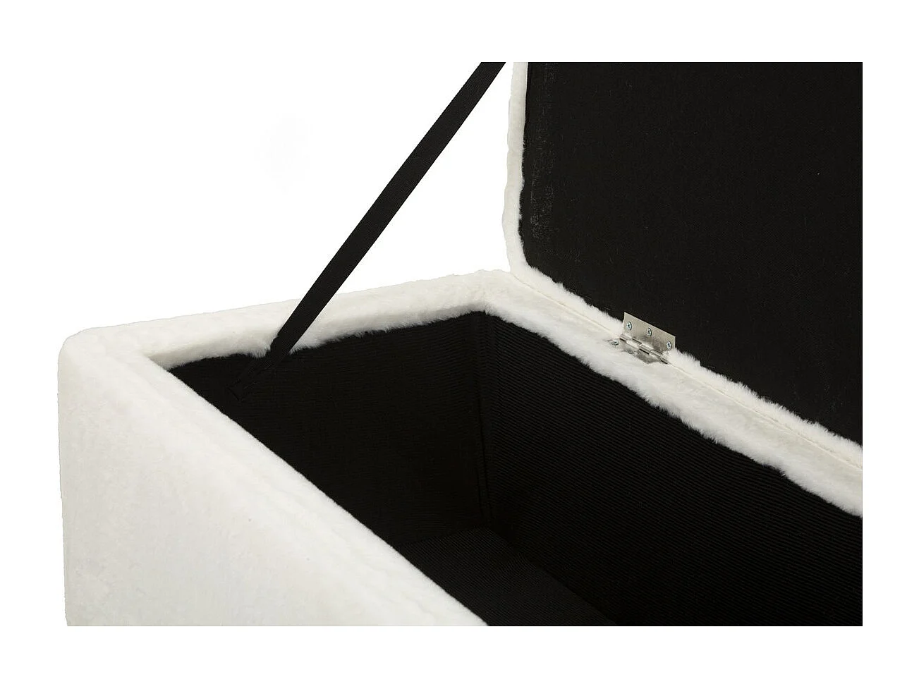 Banc avec Rangement MF303, Blanc, 112x42x50 cm, Seven Design