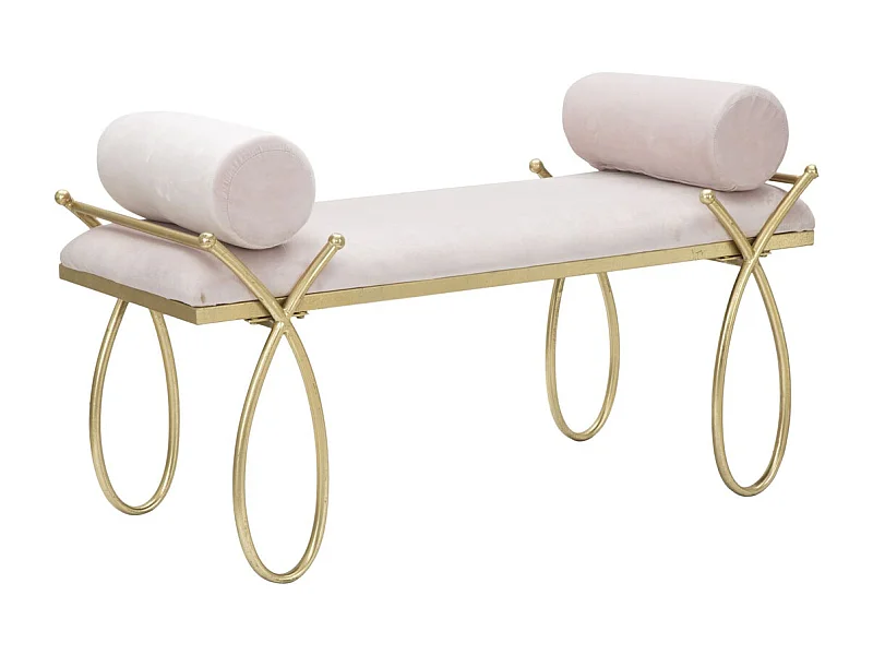 Banc MF301, Rose, 112,5x49x53 cm, Seven Design