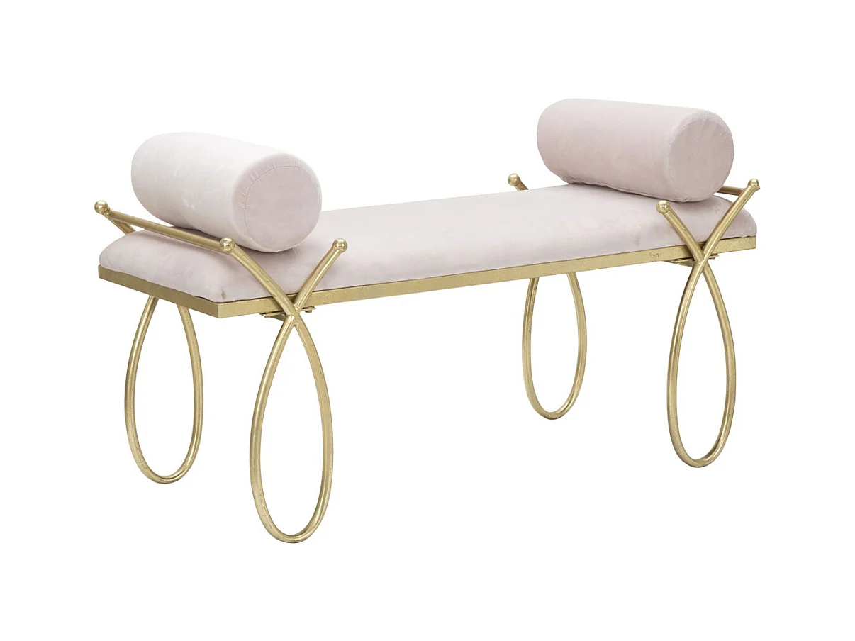 Banc MF301, Rose, 112,5x49x53 cm, Seven Design