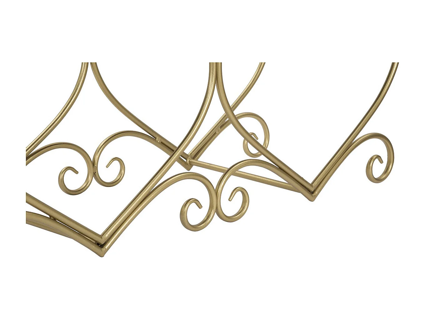 Banc Cœur 3, Or, 105x37,5x51,5 cm, Seven Design