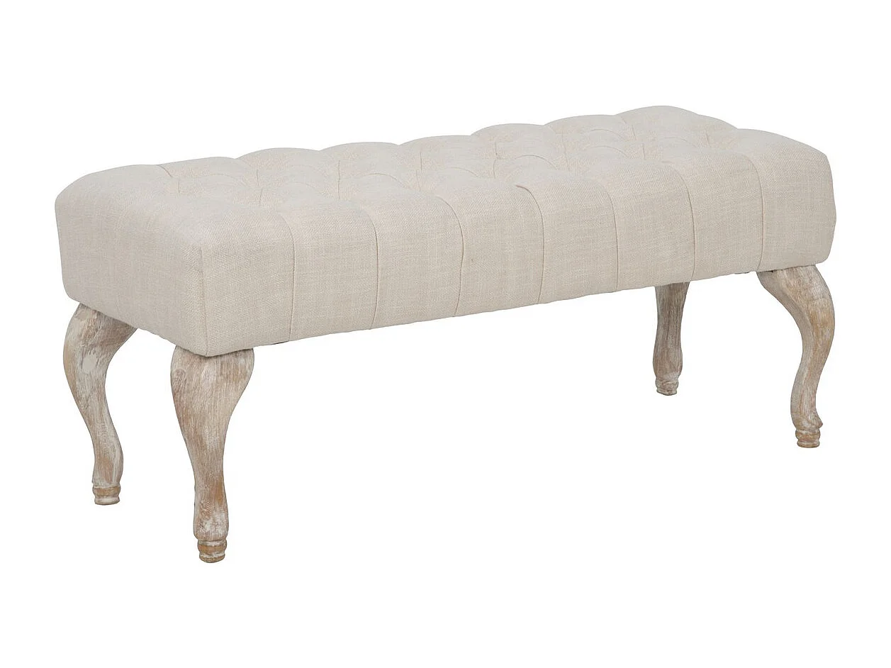 Banc MF296, Beige, 97x42x40 cm, Seven Design