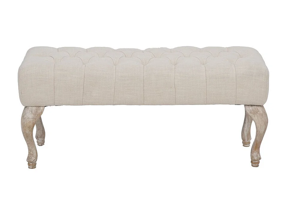 Banc MF296, Beige, 97x42x40 cm, Seven Design