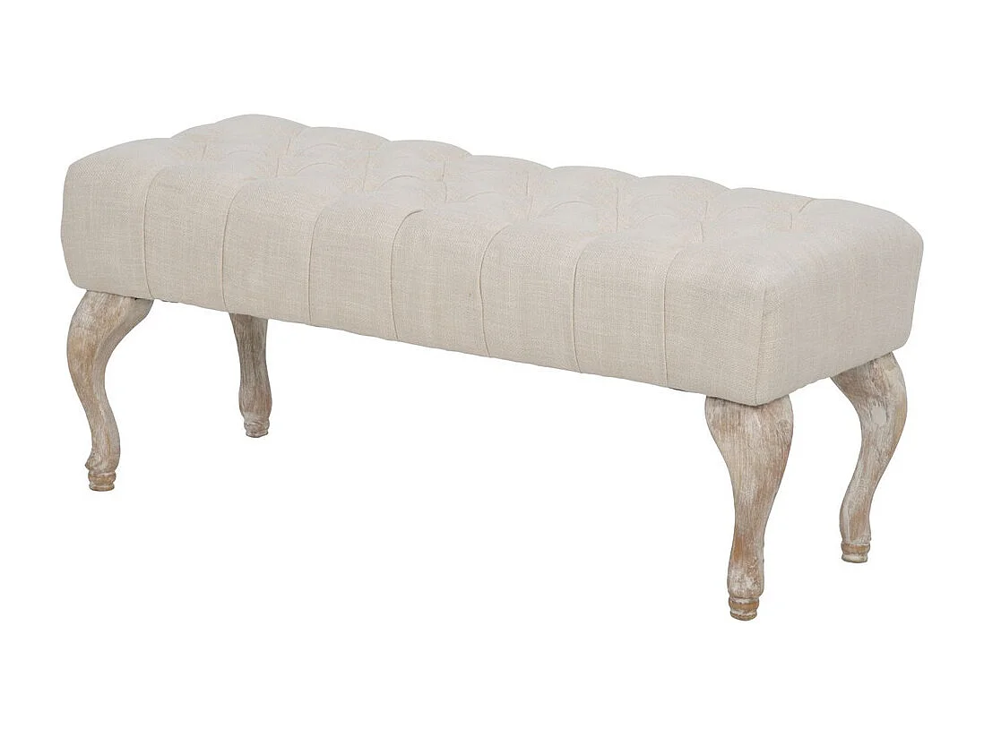 Banc MF296, Beige, 97x42x40 cm, Seven Design