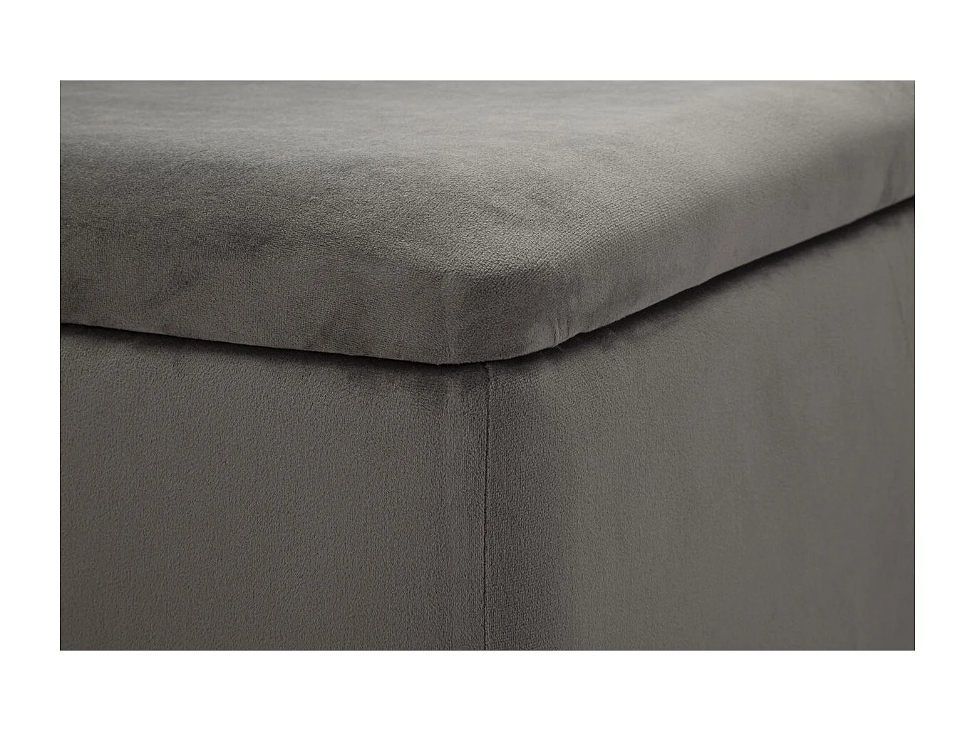 Ławka z Miejscem do Przechowywania MF304, Szary, 112x42x50 cm, Seven Design