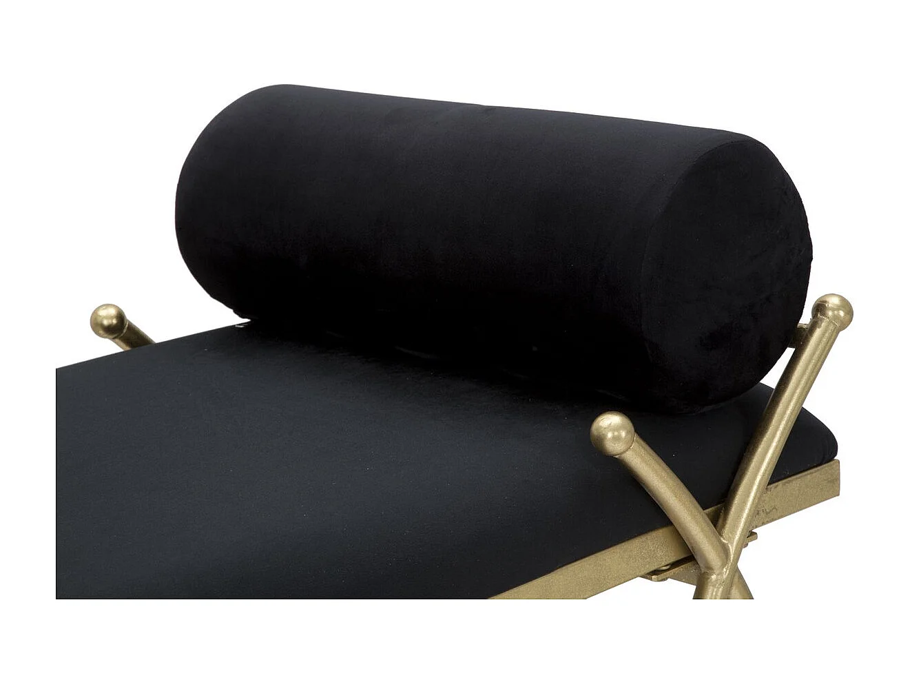 Banc MF300, Noir, 112,5x49x53 cm, Seven Design