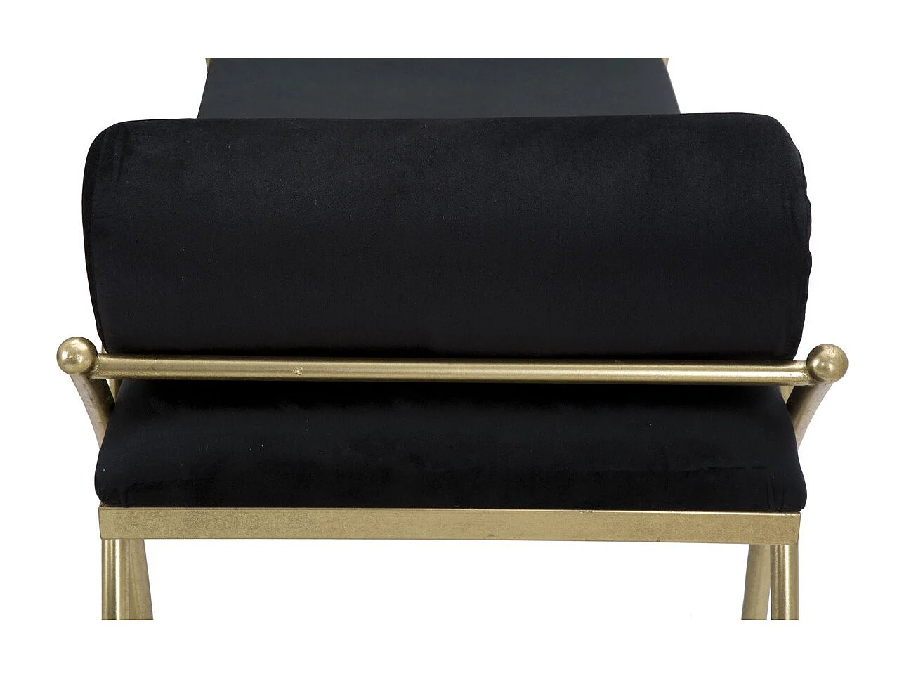 Banc MF300, Noir, 112,5x49x53 cm, Seven Design