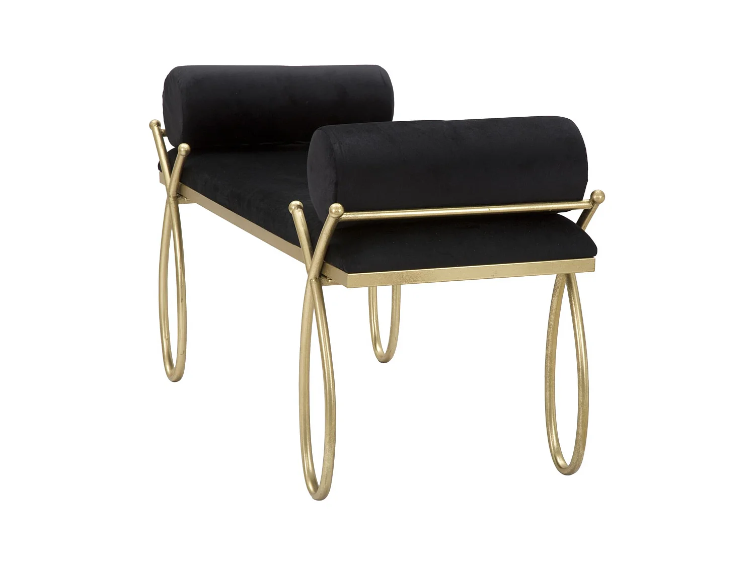 Banc MF300, Noir, 112,5x49x53 cm, Epikasa