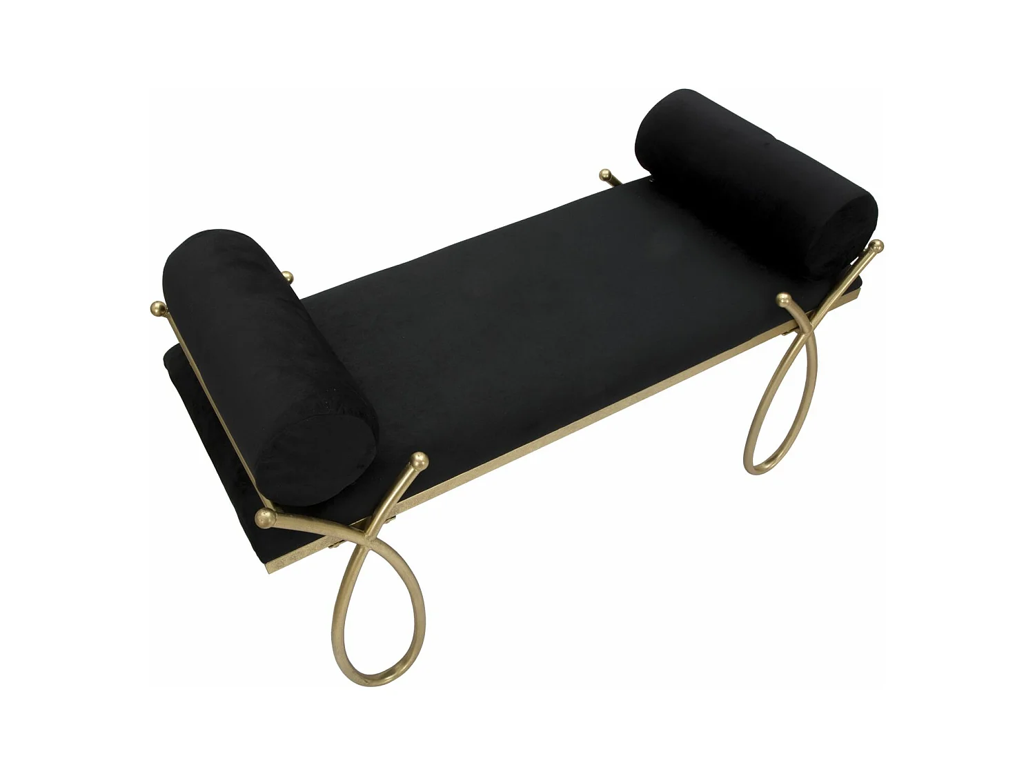 Banc MF300, Noir, 112,5x49x53 cm, Epikasa