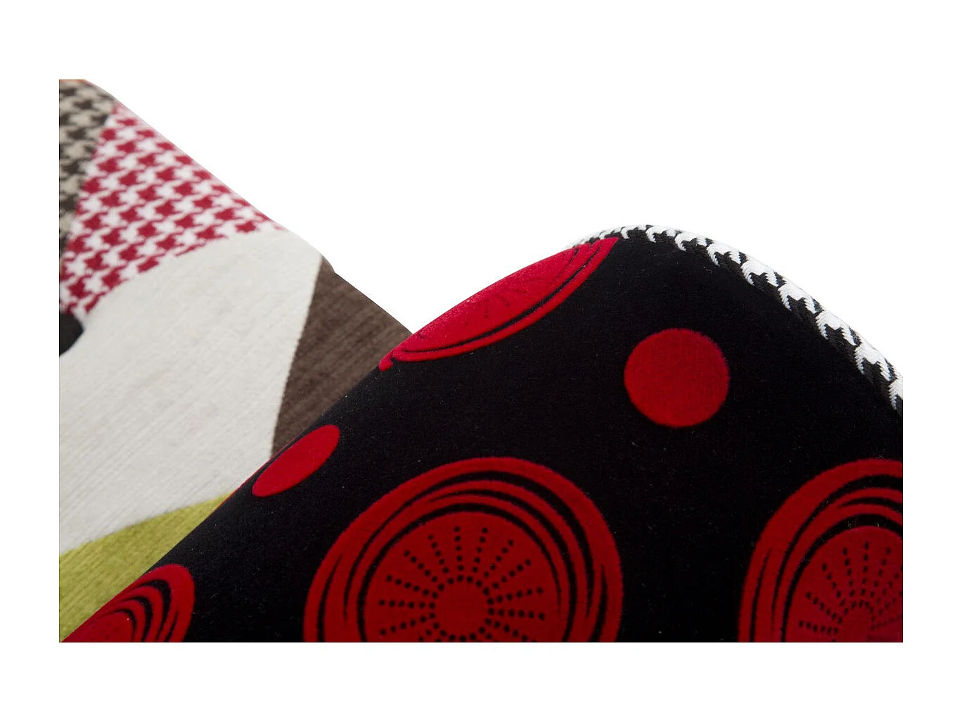 Banc Patchwork, Multicouleur, 102x31x54 cm, Seven Design