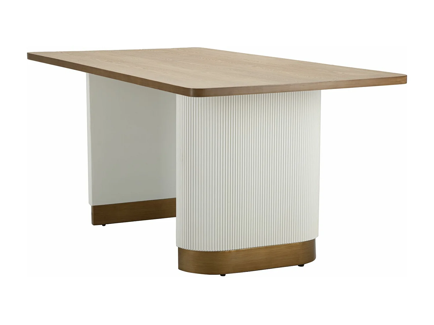 Table à Manger MF574, Marron, 180x90x76 cm, Epikasa