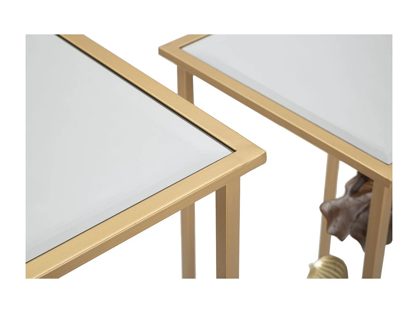 Table d'Appoint Fleurs 74, Multicouleur, 36x36x70 cm, Seven Design