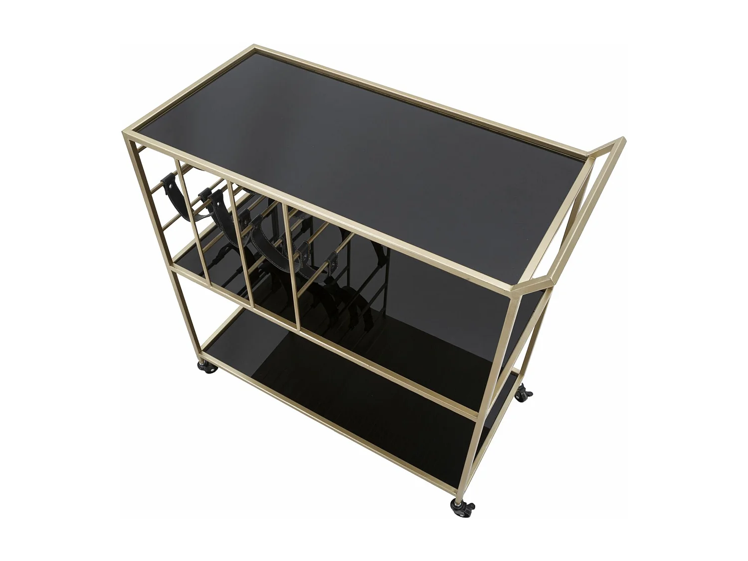 Wózek MF5, Czarny, 79x39,5x82 cm, Epikasa