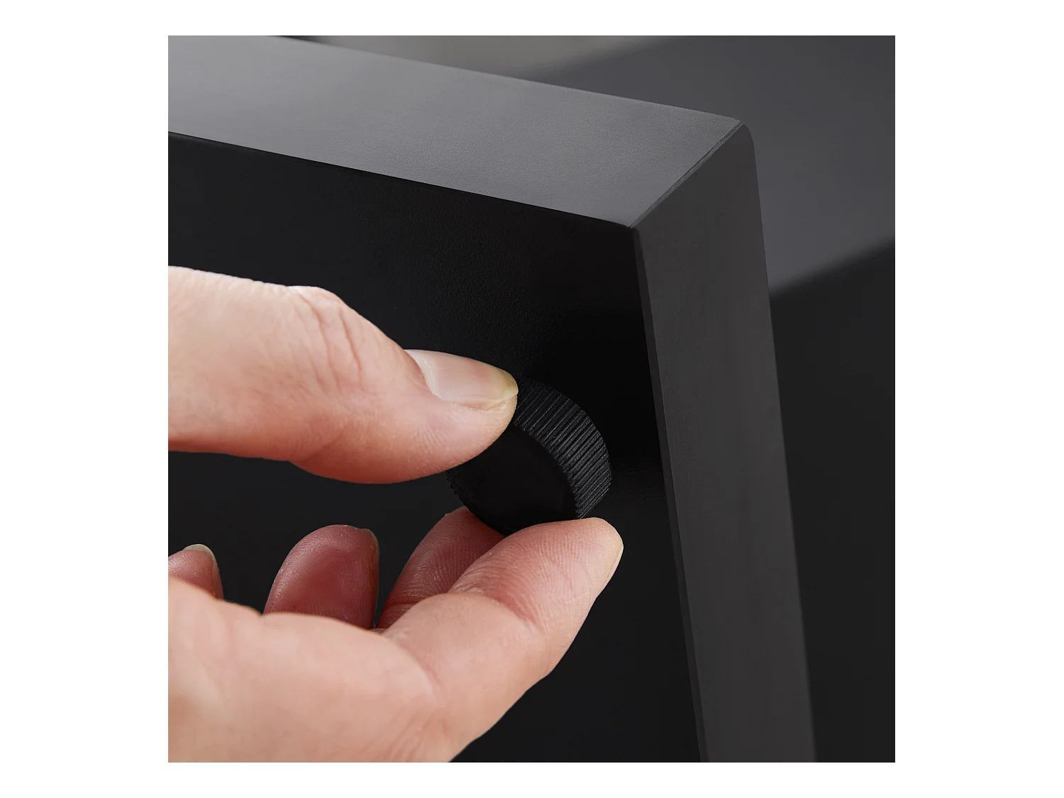 Uitschuifbare eettafel voor 4/6 personen - 99/159 x 75 x 75 cm - MDF + metalen poten - marmereffect - wit + zwart