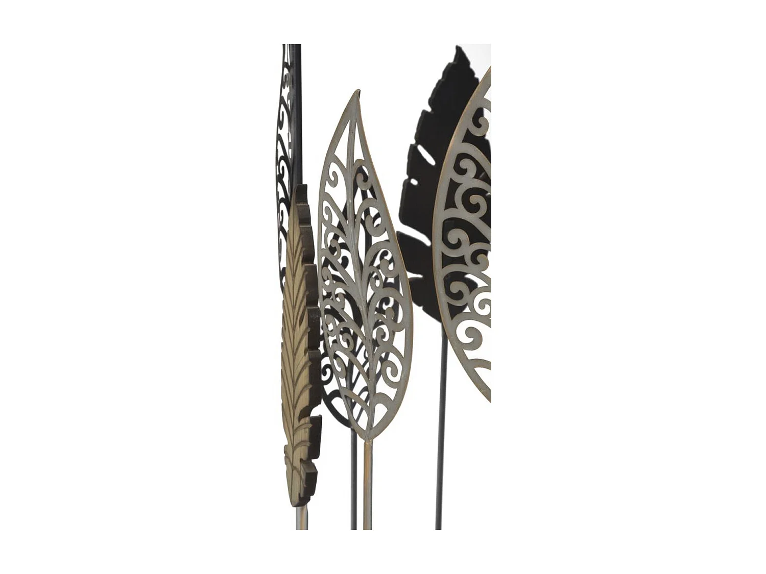 Table d'Appoint Feuille 65, Multicouleur, 38x38x55 cm, Seven Design