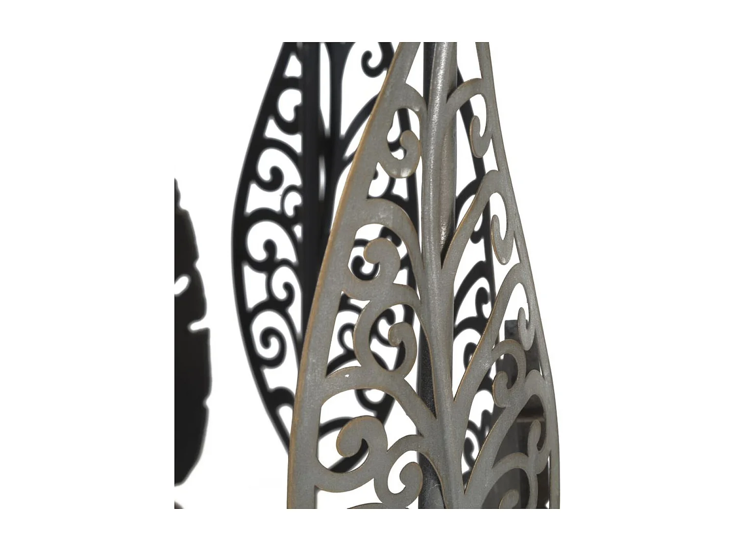 Table d'Appoint Feuille 65, Multicouleur, 38x38x55 cm, Seven Design