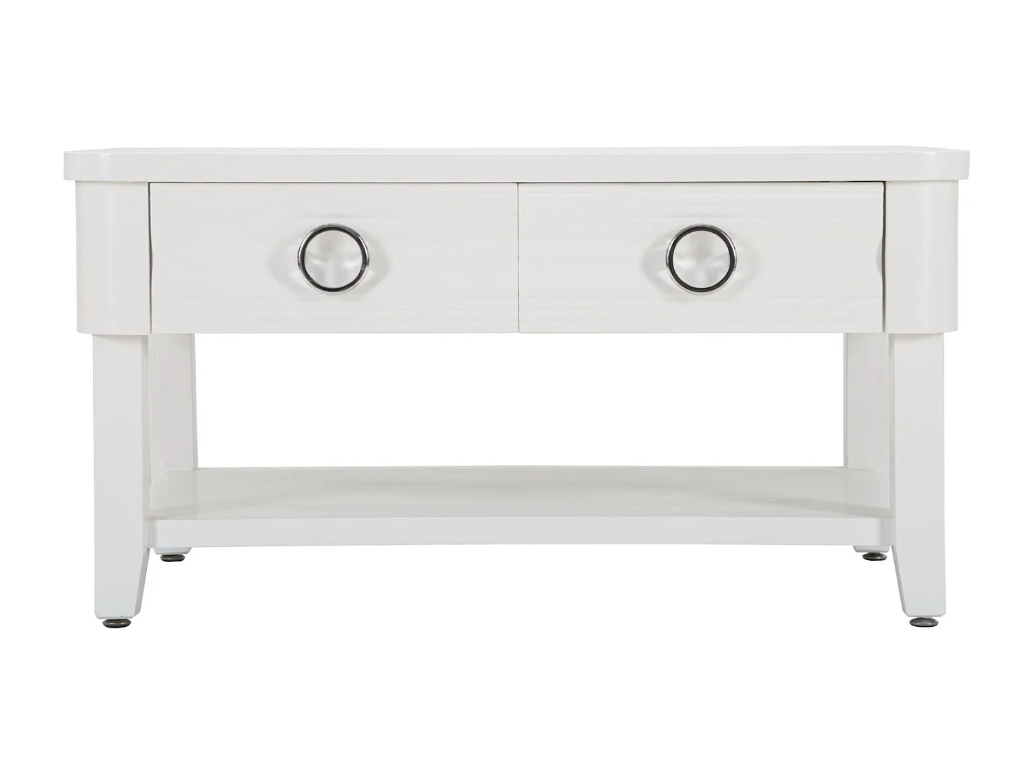 Tavolino MF516, Bianco, 90x60x47 cm, Epikasa