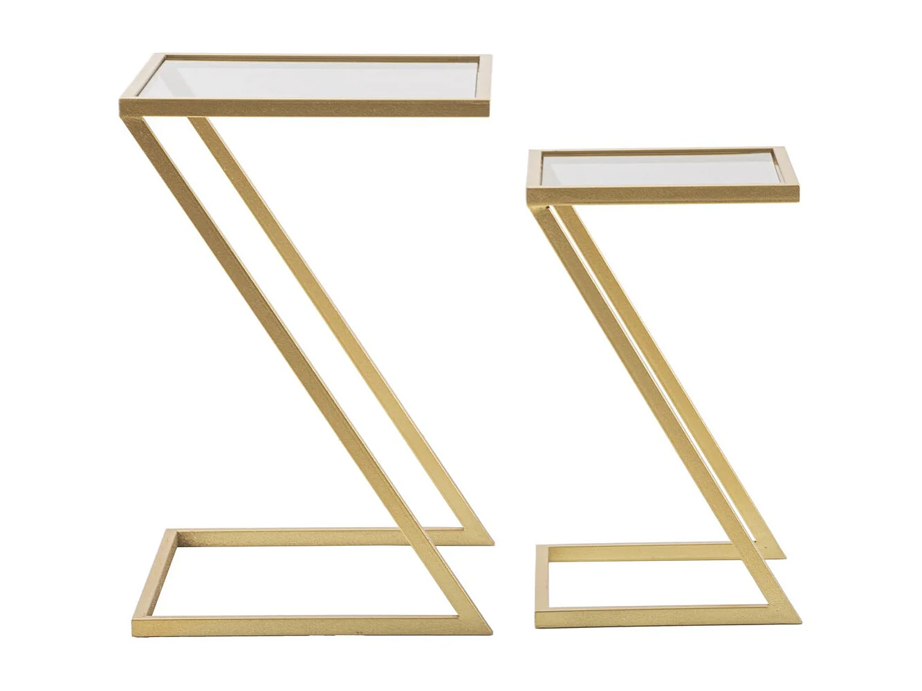 Table d'Appoint MF562, Or, 40x40x60 cm, Seven Design