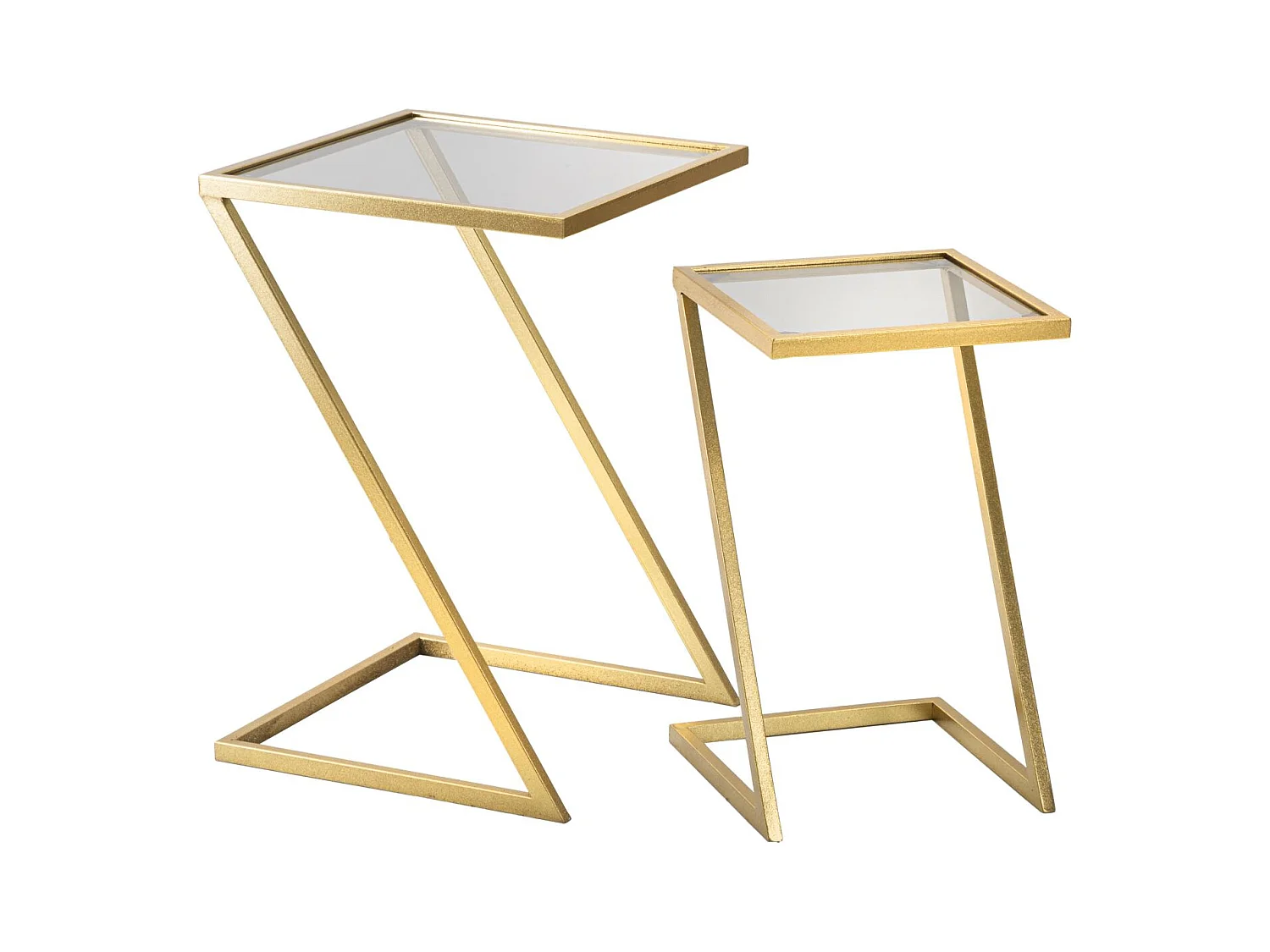 Table d'Appoint MF562, Or, 40x40x60 cm, Epikasa