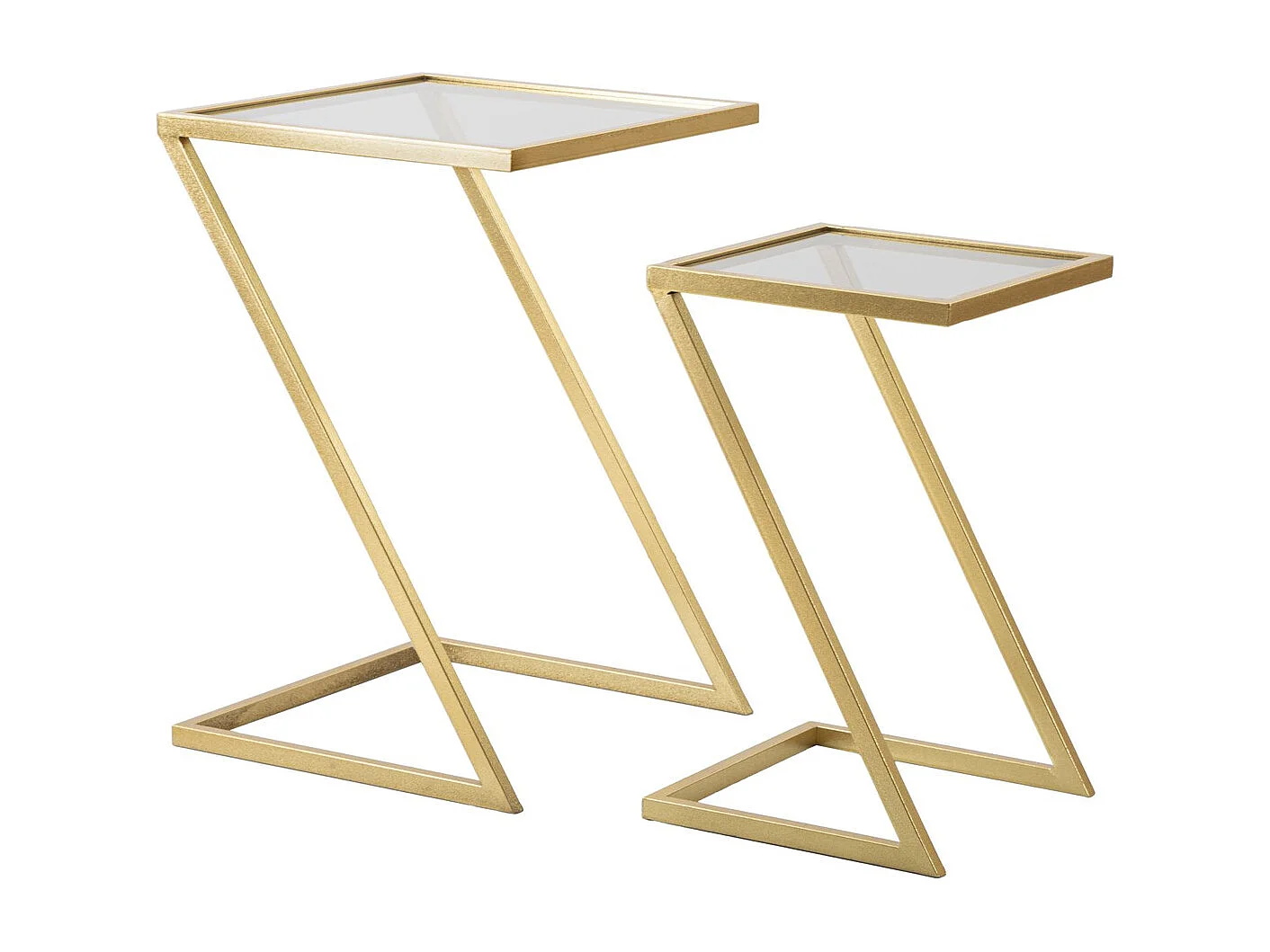 Stolik Kawowy MF562, Złoto, 40x40x60 cm, Seven Design