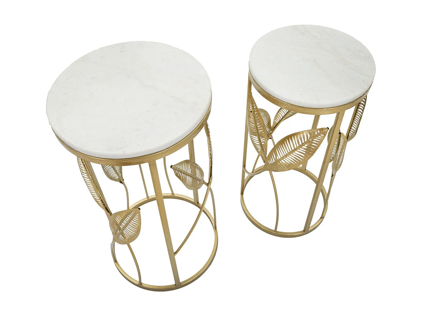 Table d'Appoint Gogli, Or, 35x35x65,5 cm, Seven Design
