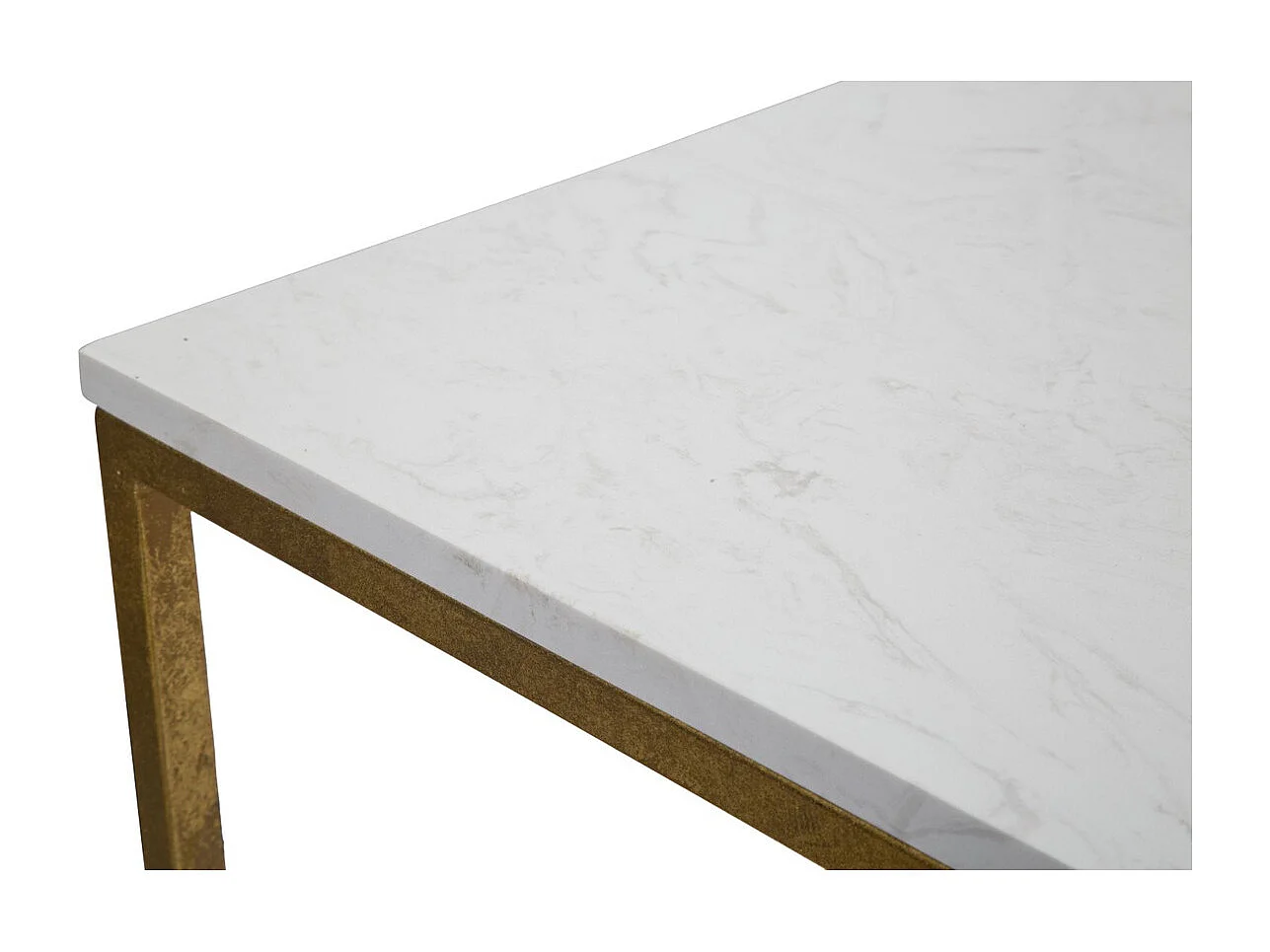 Table d'Appoint MF536, Or, 47x47x60 cm, Seven Design