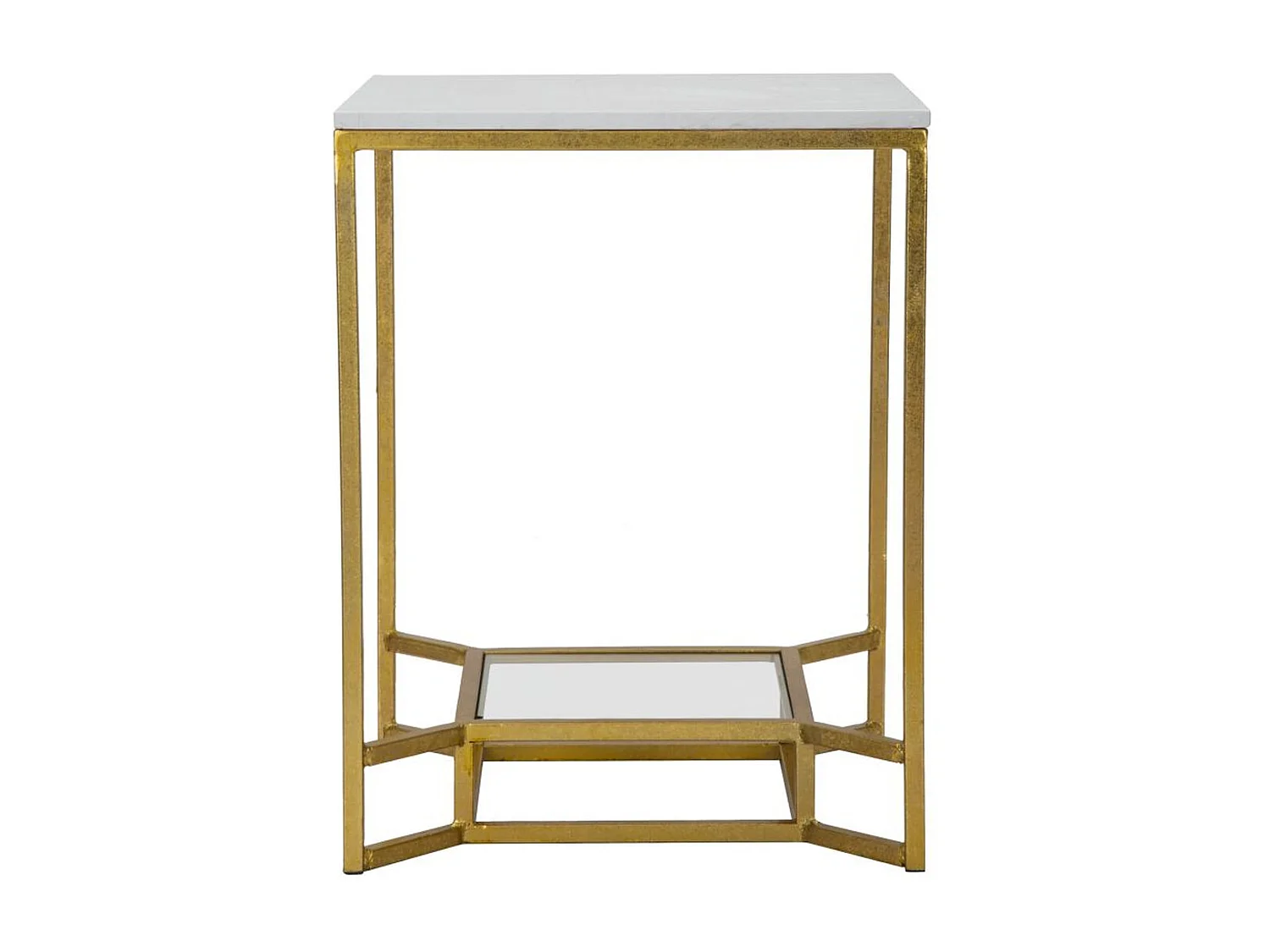 Stolik Kawowy MF536, Złoto, 47x47x60 cm, Seven Design