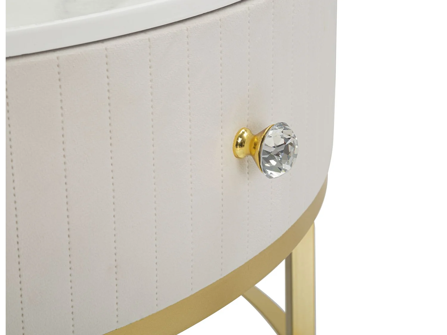 Tavolino MF529, Bianco, 75x75x36 cm, Epikasa