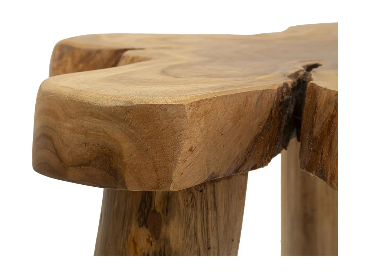 Table d'Appoint Natura 14, Marron, 47x50x50 cm, Seven Design