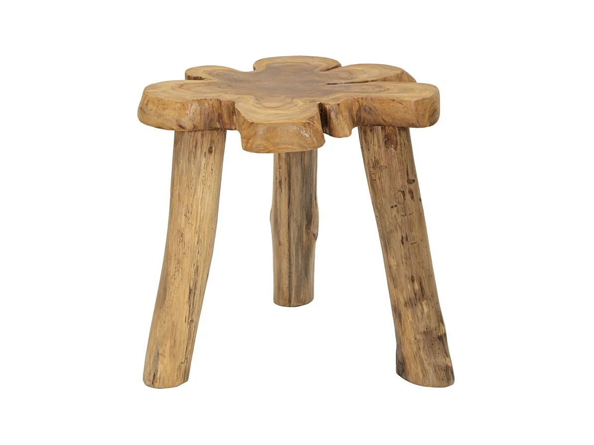 Table d'Appoint Natura 14, Marron, 47x50x50 cm, Epikasa