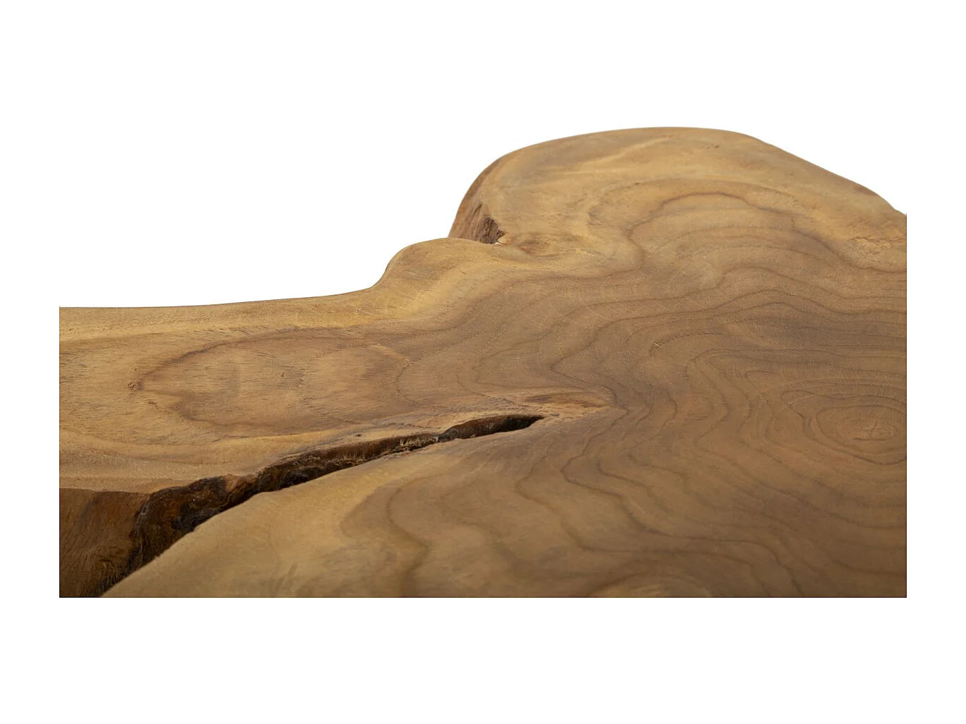 Table d'Appoint Natura 14, Marron, 47x50x50 cm, Seven Design