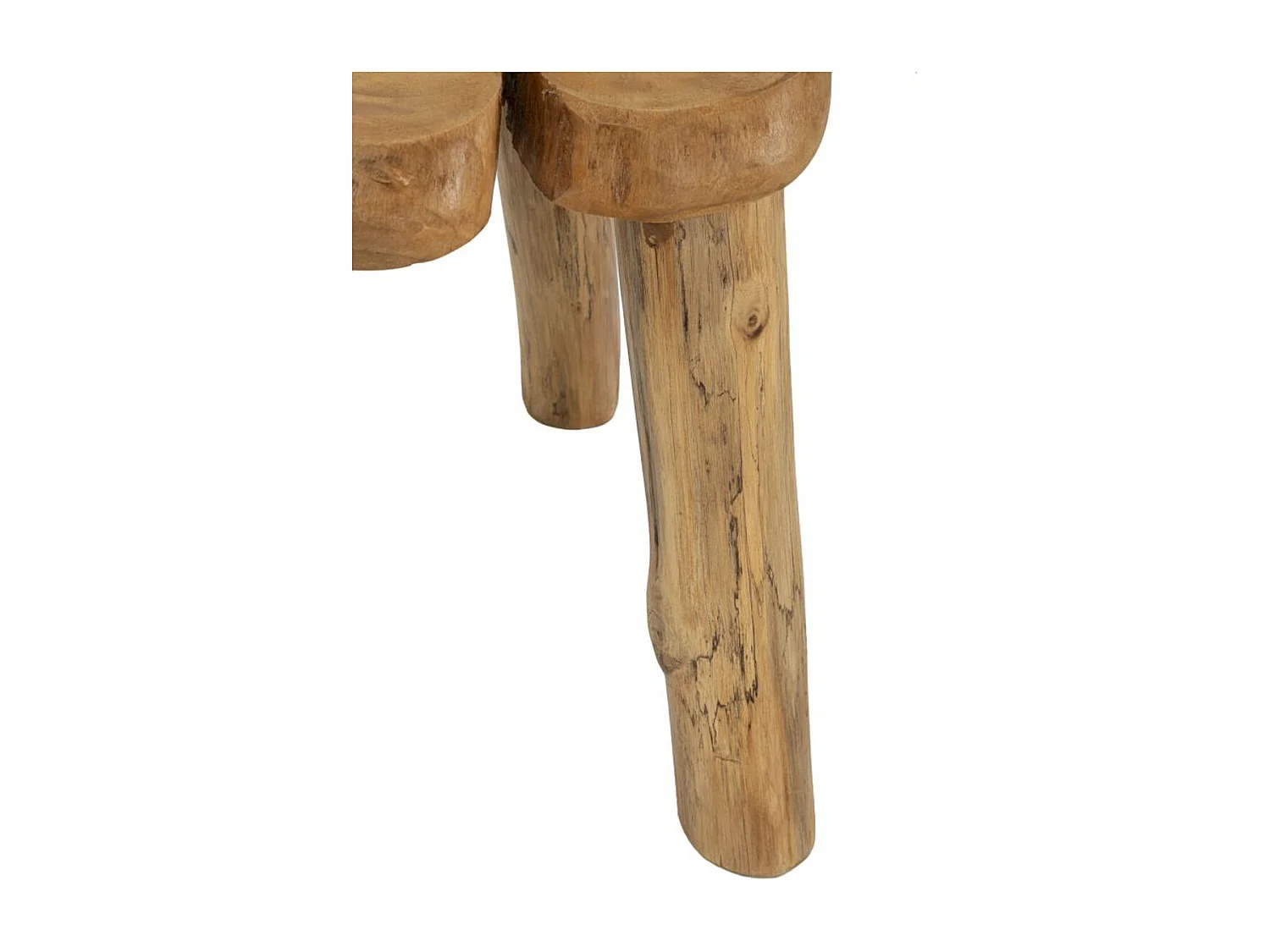 Table d'Appoint Natura 14, Marron, 47x50x50 cm, Seven Design